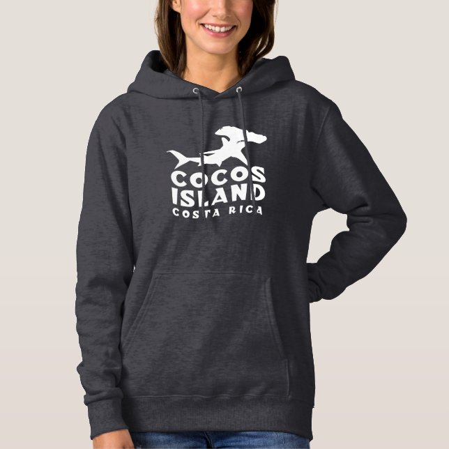 Cocos Island Costa Rica Tauchen mit Haien Hoodie (Vorderseite)