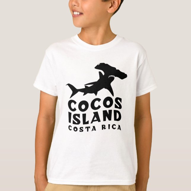 Cocos Island Costa Rica Tauchen mit Haien T-Shirt (Vorderseite)