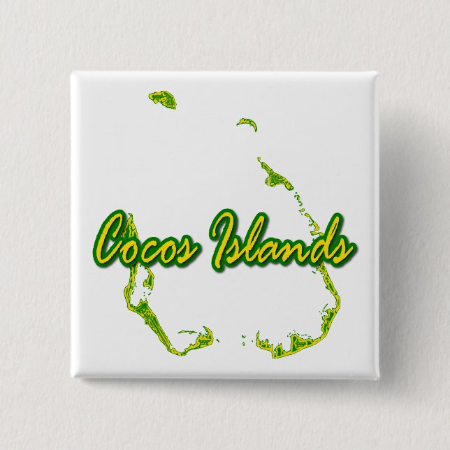 Cocos (Keeling-Inseln) Button (Vorderseite)