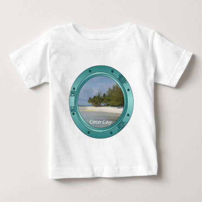 CocosCay, Bahamas Baby T-shirt (Vorderseite)