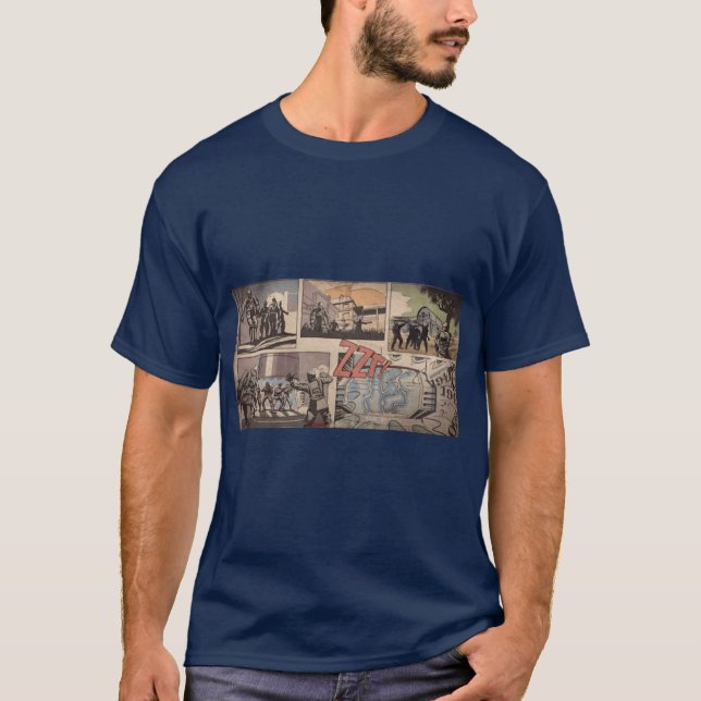 COD Zombies Kino Deroten Ladebildschirm Geschenk T-Shirt (Vorderseite)