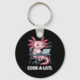 Code-alotl Funny Axolotl T-Shirt für Programmierer Schlüsselanhänger