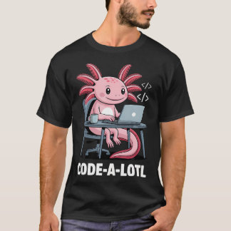 Code-Alotl Lustiger Axolotl Für T-Shirt