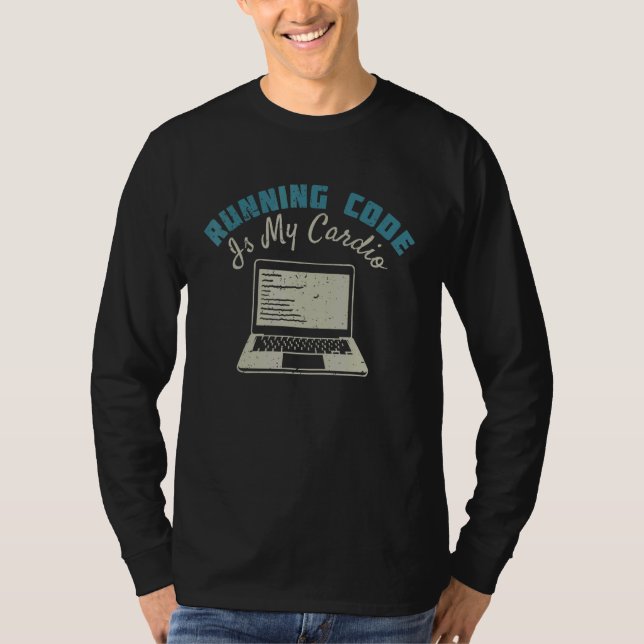 Code ausführen ist mein Cardio T-Shirt (Vorderseite)