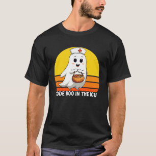 Code Boo auf der Intensivstation Krankenschwester T-Shirt
