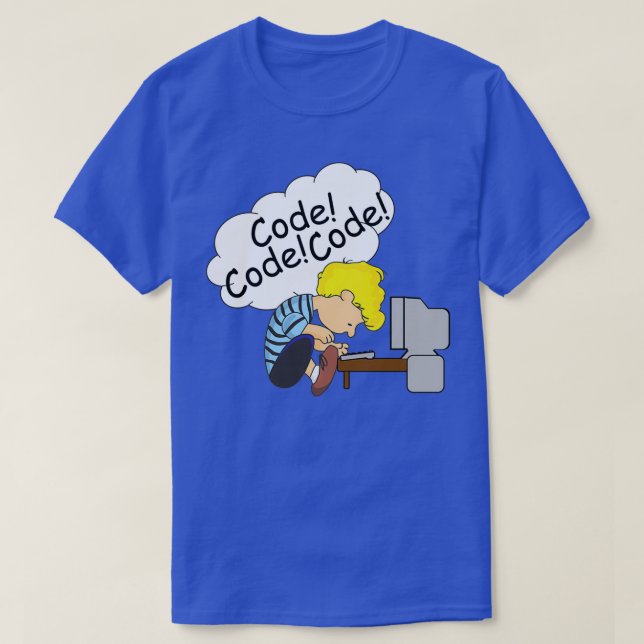 Code Code Code  T-Shirt (Design vorne)