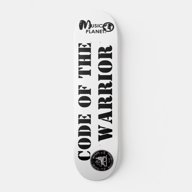 CODE DES WARRIOR-Skateboards Skateboard (Vorderseite)