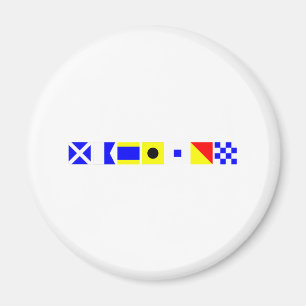 Code-Flagge Madison Magnet