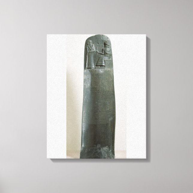 Code Hammurabi Leinwanddruck (Vorderseite)
