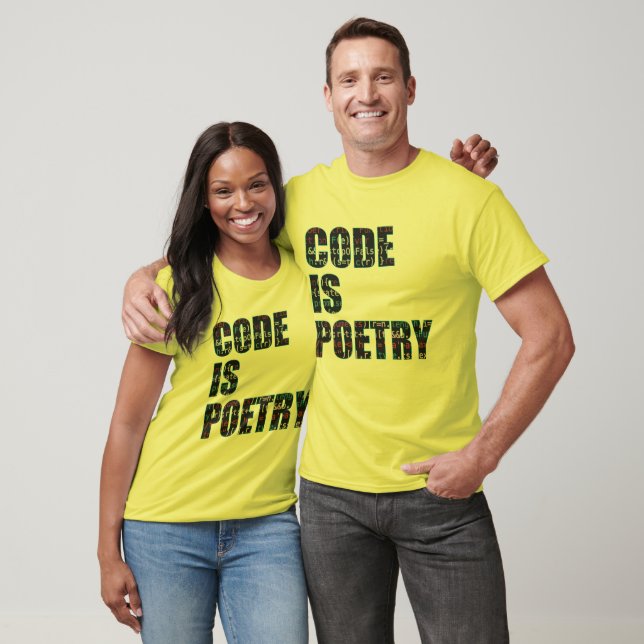 Code ist Poesie T-Shirt (Unisex)