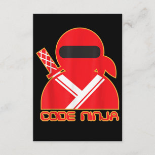 Code Ninja Computer Coding Engineer Funny Lovers Begleitkarte