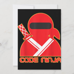 Code Ninja Computer Coding Engineer Funny Lovers Dankeskarte