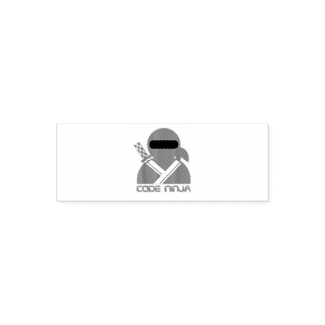 Code Ninja Computer Coding Engineer Funny Lovers Permastempel (Design)