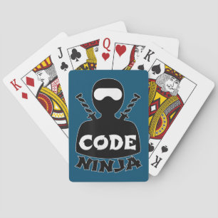 Code Ninja Computer Coding Engineer Funny Lovers Spielkarten