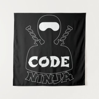 Code Ninja Computer Coding Engineer Funny Lovers Wandteppich