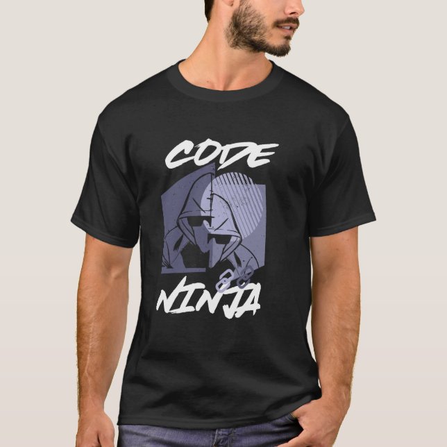 Code Ninja Programmierung Computer Science Coder P T-Shirt (Vorderseite)