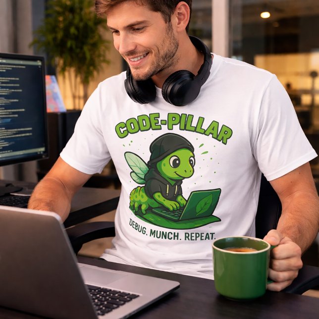 Code Pillar Cute Coding Lifestyle T-Shirt (Von Creator hochgeladen)