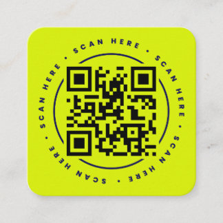 Code QR Personnalisé Quadratische Visitenkarte