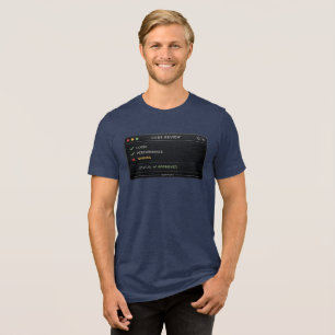 Code Review Programmierer  Tri-Blend Shirt