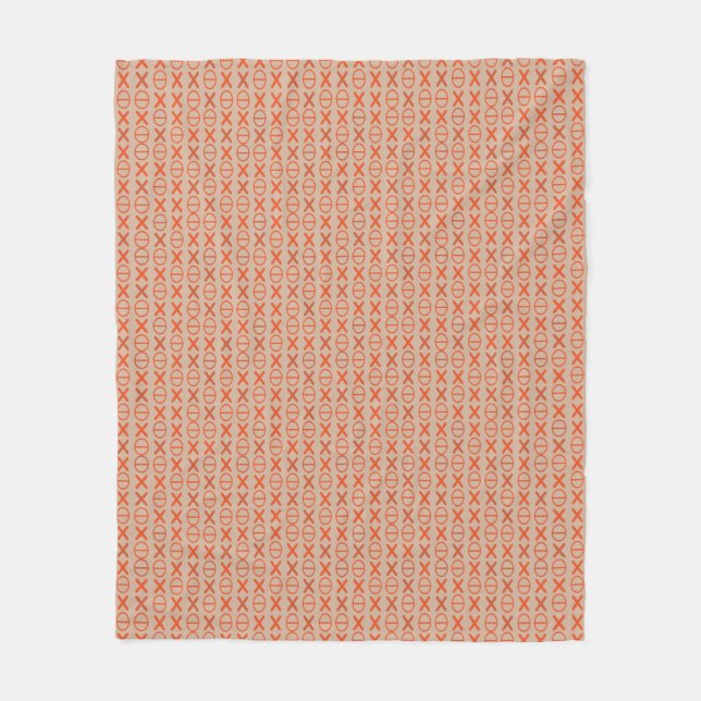CODE rot Fleecedecke (Vorderseite)