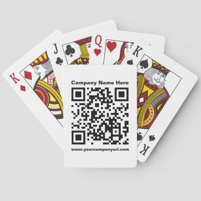 Code-Spielkarten Promotional Company QR Spielkarten (Rückseite)