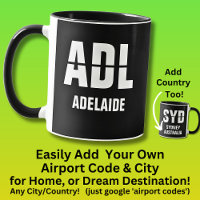 Code und Stadt hinzufügen - Airport Code ADL ADELA