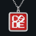 CODE VERSILBERTE KETTE<br><div class="desc">LIEBE CODE Globe Trotters spezialisiert sich auf die Idiosynkratische Bildsprache aus der ganzen Welt. Hier finden Sie einzigartige Grußkarten, Postkarten, Poster, Mousepads und mehr.</div>