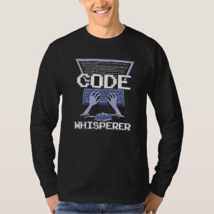 Code Whisperer Software-Programmierung Computer-Co T-Shirt