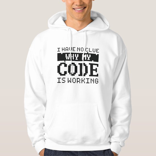 Codearbeit Hoodie (Vorderseite)
