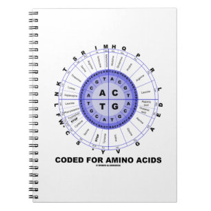 Coded For Amino Acids (Genetic Code DNA) Notizblock