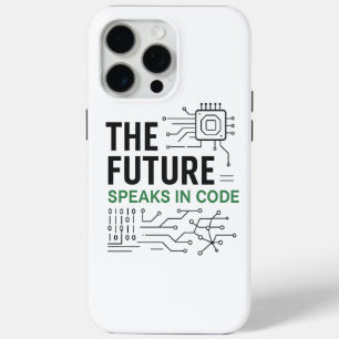 Coded Future Tech: Abstrakter algorithmischer Foot Case-Mate iPhone Hülle