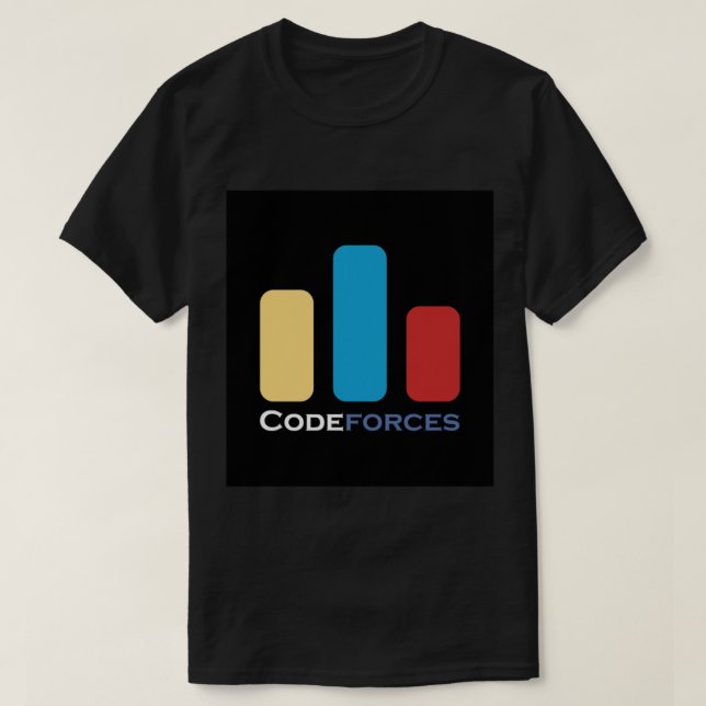 Codeforce Offiziell Dark T-Shirt (Design vorne)
