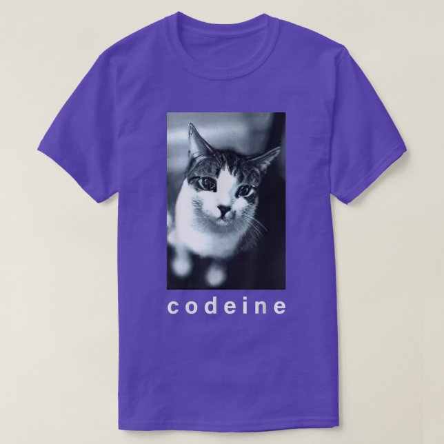 Codein Cat Funny  T-Shirt (Design vorne)