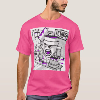 Codein Double Cup Lean Lila Drank Sizzurp Rap H T-Shirt
