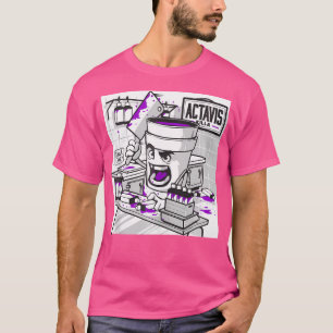 Codein Double Cup Lean Lila Drank Sizzurp Rap H T-Shirt