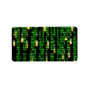 Codematrix Adressaufkleber