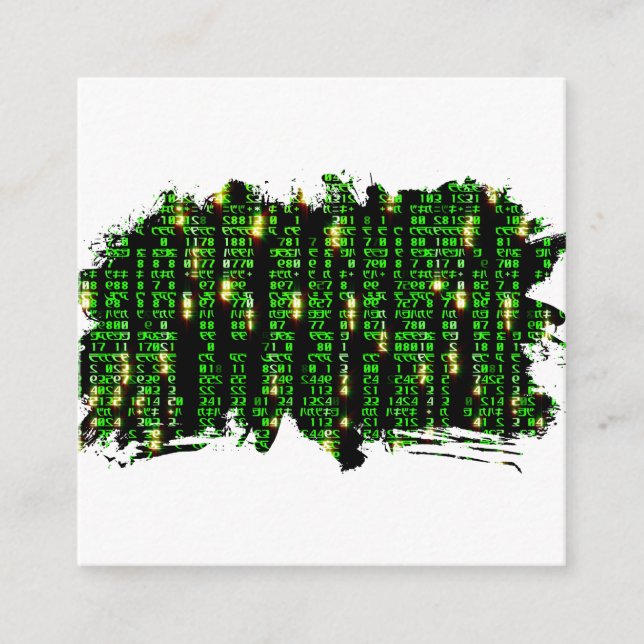 Codematrix Begleitkarte (Vorderseite)