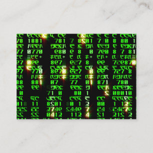 Codematrix Begleitkarte