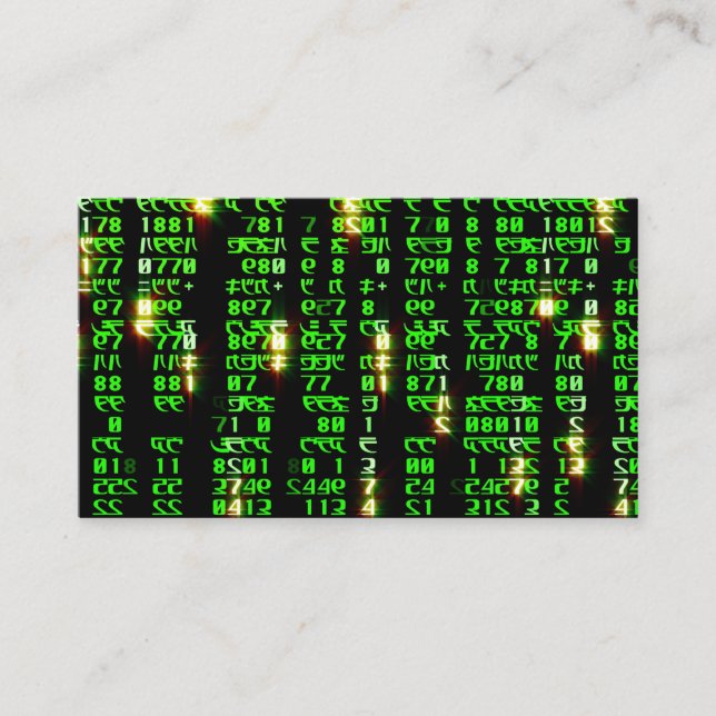 Codematrix Begleitkarte (Vorderseite)