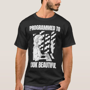Coder Beautiful Developer Software Programmierung T-Shirt