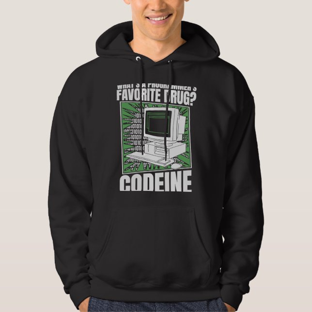 Coder Codein Programmierer Software Programmieren  Hoodie (Vorderseite)