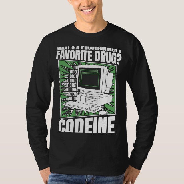 Coder Codein Programmierer Software Programmieren  T-Shirt (Vorderseite)