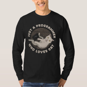 Coder Katze Entwickler  Softwareingenieur Katze Pr T-Shirt