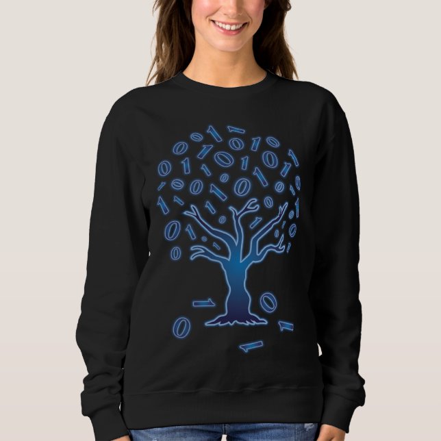 Coder Tree Computer Programmer Coding Expert Sweatshirt (Vorderseite)