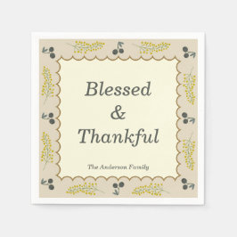 Codescore Ästhetischer Erntedank personalisieren Serviette