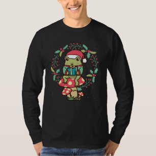 Codescore Ästhetischer Frosch Pilz Weihnachten T-Shirt