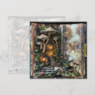 Codescore Mushroom Book Fall Scrapbook Journal Einladung