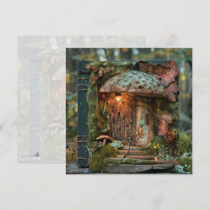 Codescore Mushroom Green Book Scrapbook Journal Einladung