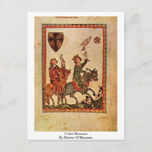 Codex Manesse von Master Manesse Postkarte