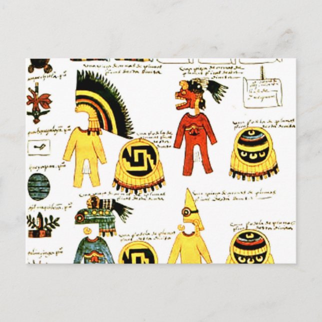 Codex Mendoza Postkarte (Vorderseite)